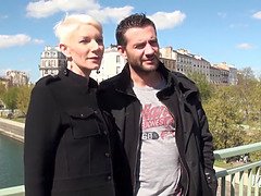 美人, デカパイ, ブロンド, フェラチオ, イマラチオ, 熟年, 母, 三人