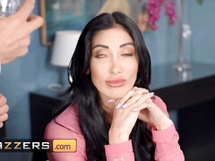 Brazzers - Clea Gaultier & Chris Cobalt want to make biz with danny but first they must have a threesome with him