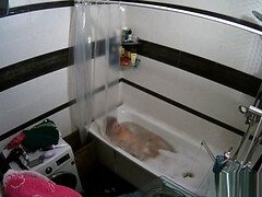 Leie, Blondine, Vollbusig, Frau, Masturbation, Nippel, Erotischer film, Solo