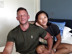 素人, アジア人, 美女, デカチン, デカパイ, 巨乳な, オマンコ, ティーン