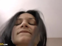 茶髪の, なめる, ピアス, ガリガリ, オッパイの