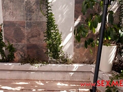 Arsch, Grosser arsch, Grosse titten, Hundestellung, Hardcore, Im freien, Rotschopf, Titten