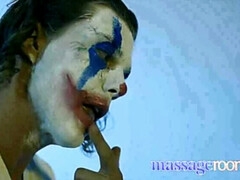 Grosser arsch, Blasen, Besamung, Frau, Lecken, Massage, Natürlichen titten, Orgasmus