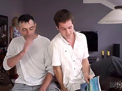 Mooi, Rondborstig, Oudere vrouw, Likken, Masturbatie, Moeder, Kut duiken, Stiefmoeder