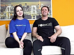 Amateur, Grosse bite, Sucer une bite, Brunette brune, En levrette, Maigrichonne, Adolescente, Nénés