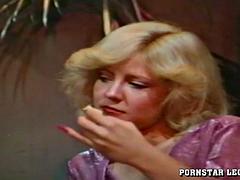 Nana, Blonde, Sucer une bite, Tir de sperme, Double pénétration, Groupe, Léchez, Rétro ancien