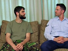 British soldier gets ass-pounding by US soldier
