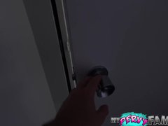 デカパイ, フェラチオ, ズームショット, 模索, 淫乱熟女, 母, 息子, オッパイの