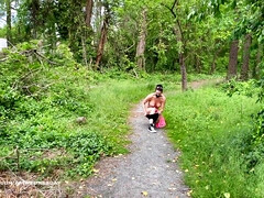 MILF nude In The Park