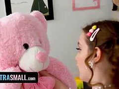 Exxxtra petite - i trained my virgin petite stepsister how to kiss and opened up her little pussy