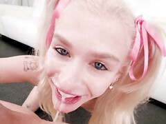 お尻, 美女, デカチン, フェラチオ, イマラチオ, 手コキする, 自然山雀, ティーン