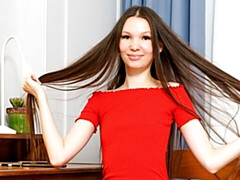 18 años, Amateur, Masturbación, Flaco, Solo, Estriptis, Adolescente, Tetas