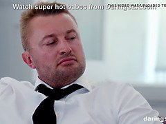 Beautiful Dutch teen double penetrated and lots of anal
