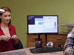 Pijpbeurt, Oudere vrouw, Diep in de keel, Masturbatie, Moeder die ik wil neuken, Moeder, Kut duiken, Roodharige vrouw