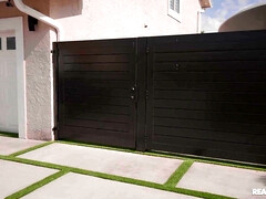 Nana, Grosse bite, Gros seins, Noir ébène, Hd, De plein air, Piscine, Réalité