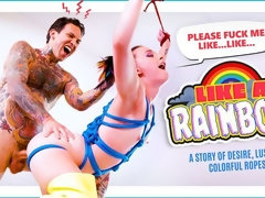 Kont, Bondage discipline sadomasochisme, Gebondenheid, Bruinharig, Likken, Kut duiken, Geschoren, Tieten likken