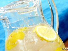 お尻, デカ尻, フェラチオ, チン, ハードコア, オマンコ, 三人, オッパイの