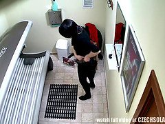 Bruinharig, Masturbatie, Openbaar, Kut duiken, Realiteit, Zonnebank, Alleen, Bekijker