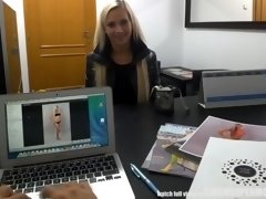 Enthousiasteling, Blond, Pijpbeurt, Tsjechisch, Hardcore, Hd, Gezichtspunt, Spion