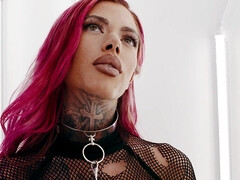 デカチン, 黒人, チン, 開帳, 巨大, 異人種間, オマンコ, タトゥー