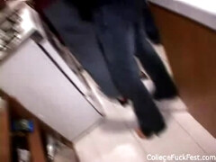 18, お尻, フェラチオ, 共学, フェティッシュ, パーティ, 女子高生, 三人