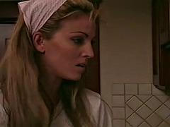 デカパイ, フェラチオ, ハードコア, なめる, 赤毛, オッパイの