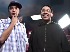 Enthousiasteling, Lieveling, Grote lul, Handbeurt, Hardcore, Pornster, Rijden, Trio