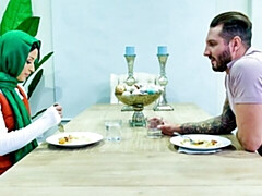 18, アラブ, デカ尻, デカチン, フェラチオ, バック, 自然山雀, ティーン