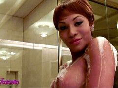 Short-haired t-girl Mia Isabella in Vegas now!