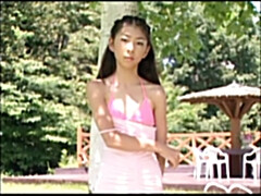 IZUMI Asuka pink bikini