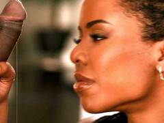 Grosse titten, Schwarz, Aufs gesicht abspritzen, Fetisch, Würgen, Hd, Rau, Titten