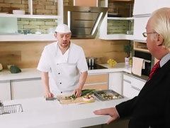 Брюнетки, Измена, Европейки, Хд, На кухне, Натуральные сиськи, Чулки, Тату