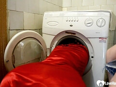 Enthousiasteling, Badkamer, Pijpbeurt, Bruinharig, Sperma shot, Rijpe lesbienne, Kut duiken, Vrouw