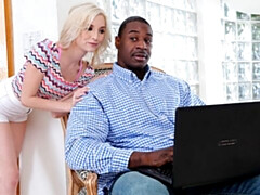 デカチン, ブロンド, フェラチオ, 自然山雀, 小柄, ショートヘア, ガリガリ, オッパイの