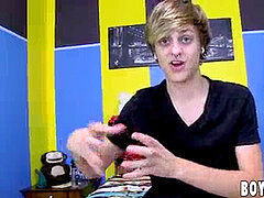 Spermaladung, Dildo, Schwul, Masturbation, Piercing, Solo, Spielzeuge