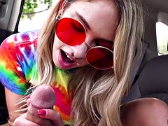 Blondine, Spermaladung, Fingern, Masturbation, Piercing, Pov, Reiten, Rasiert