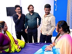 18, フェラチオ, グループ, ハードコア, Hd, 自家製, インド人, オマンコ