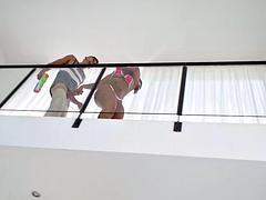 Chica, Verga grande, Tetas grandes, Rubia, Gimnasio, Sexo duro, Latina, Tetas