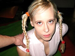 Grote lul, Grote mammen, Pijpbeurt, Hondjeshouding, Flexibiel, Natuurlijke tieten, Slipje, Mager