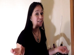 Tied up bondage orgasm+V-log