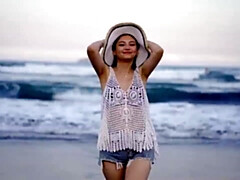Asiatique, Nana, Plage, Hd, Léchez, Chatte, Adolescente, Webcam