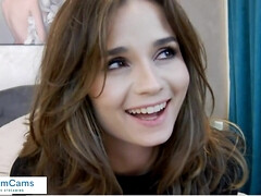 Leie, In den arsch, Braunhaarige, Hochschule, Erotisch, Selbstgemacht, Masturbation, Solo