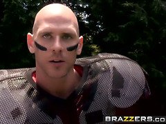 ブロンド, セレブ, チン, 女 人男 人, アウトドア, 公共, 馬乗り, 三人