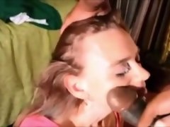 Amateur, Verga grande, Negro, Ébano, Interracial, Chupando