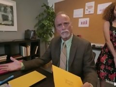 Nana, Hard, Bureau, Chatte, Chevaucher, Rugueux, Professeur, Adolescente