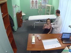 Lécher le cul, Sucer une bite, En levrette, Léchez, Infirmière, Bureau, Chatte, Uniforme