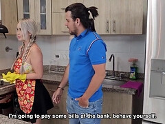 Leie, Blondine, Blasen, Vollbusig, Selbstgemacht, Zopf, Pornostars, Realität