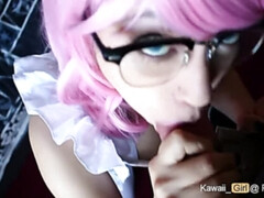 Amateur, Sucer une bite, Éjaculation interne, Lunettes, Hd, Fait maison, Avaler, Adolescente