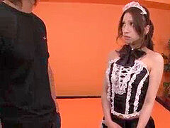 Aziatisch, Pijpbeurt, Sperma shot, Japaans, Vrijster, Kousen