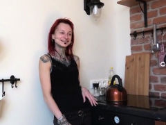 Pijpbeurt, Europees, Gapende, Hardcore, Roodharige vrouw, Tieten likken